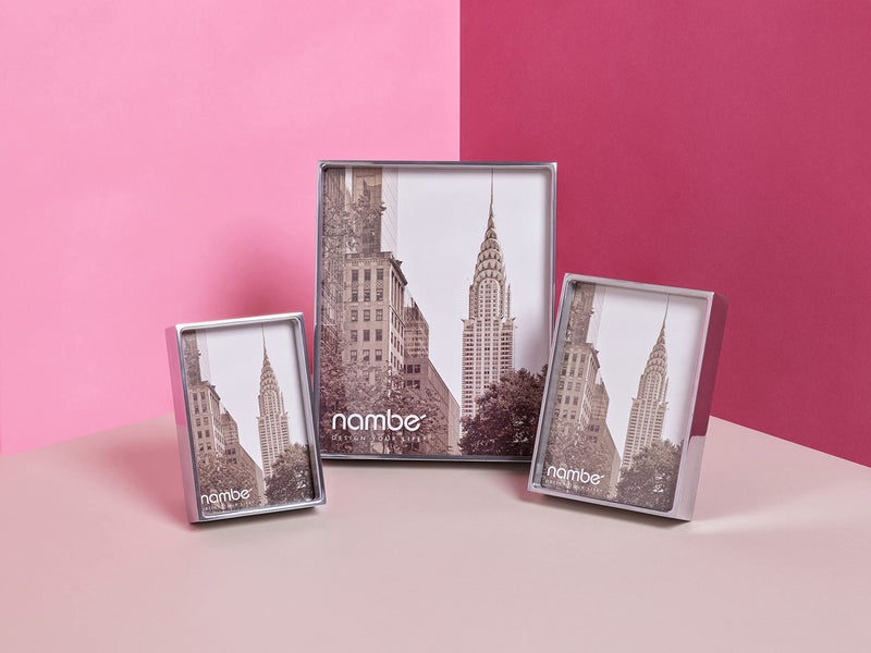 Nambe NambÃ© Treso Picture Frame â€“ Alloy 5"x7" Photo Display with Contemporary Modern Design, Metal Desk & Office & Tabletop & Side Table DÃ©cor & Home & Living Room Accent & Gift Idea - Image 3